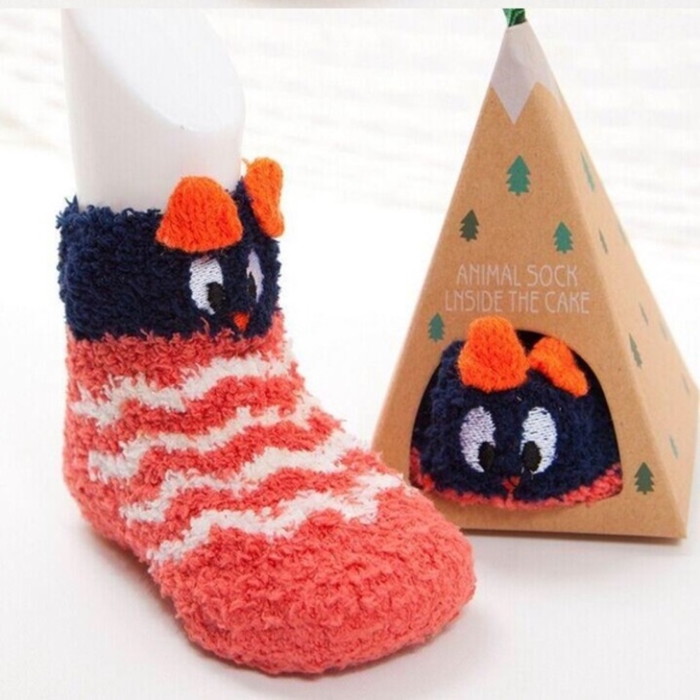 "My Lil Pet🦉" Anti Slip Fuzzy Socks